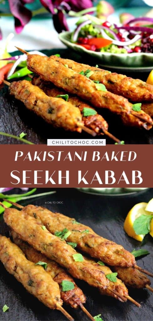 seekh kabab collage pinterest