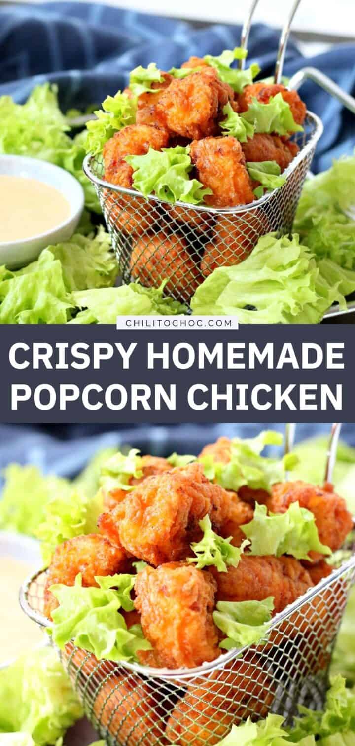 Crispy Homemade Popcorn Chicken - Chili to Choc