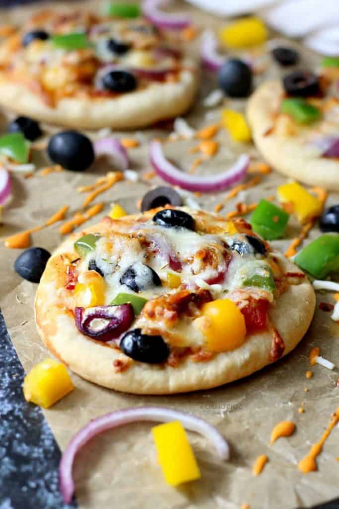 Freezer-Friendly Mini Peri Peri Pizzas