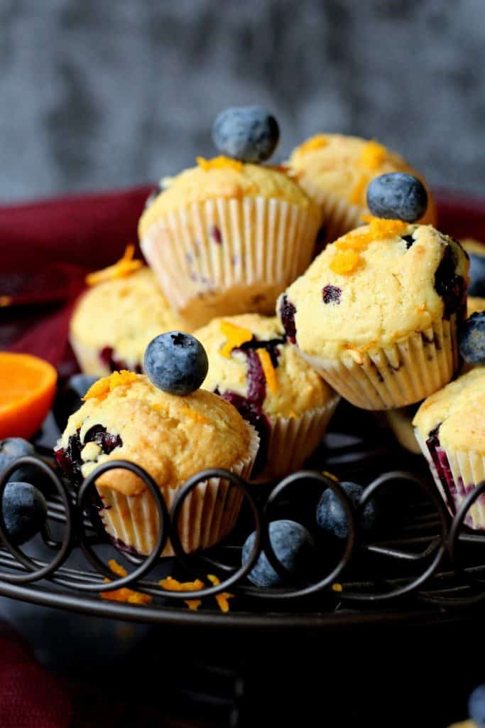 Mini Blueberry and Orange Muffins