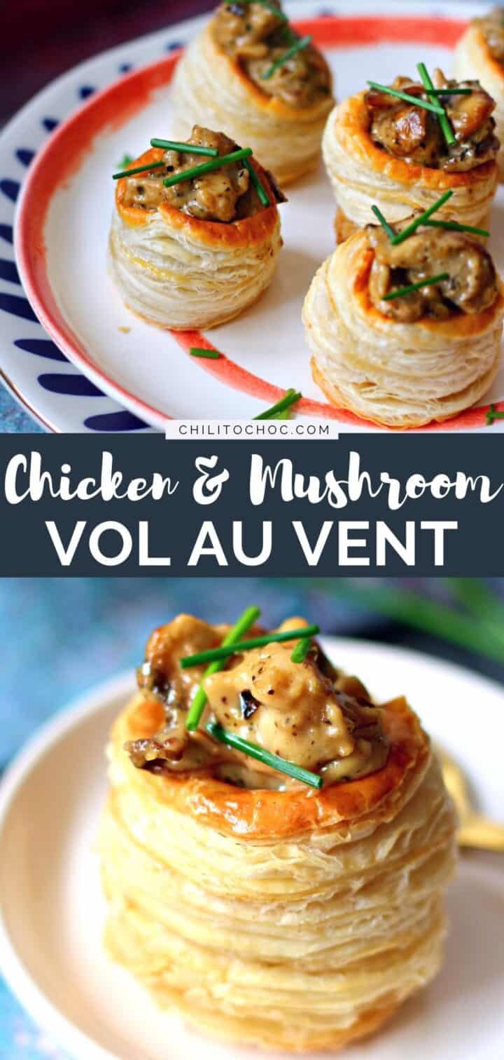 Chicken And Mushroom Vol Au Vent - Chili To Choc