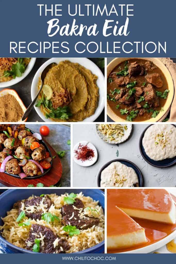 Bakra Eid Recipes Collection (collage for Pinterest)