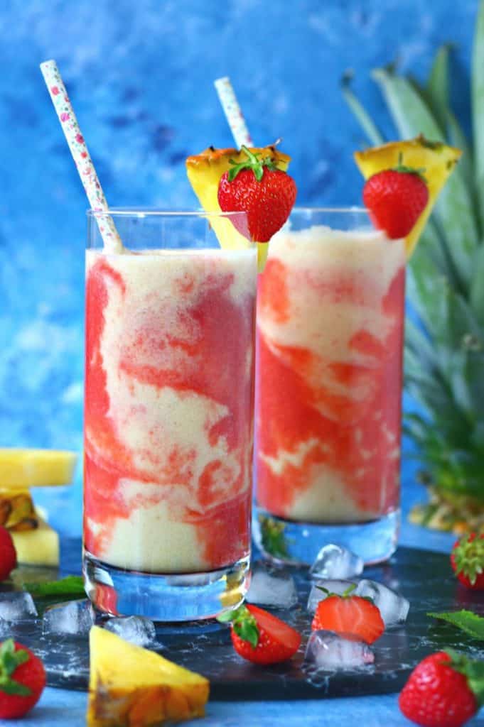 Virgin Strawberry Pina Colada - Chili to Choc