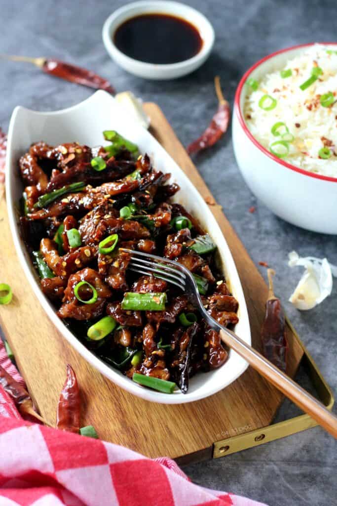 Spicy Mongolian Beef - Chili to Choc