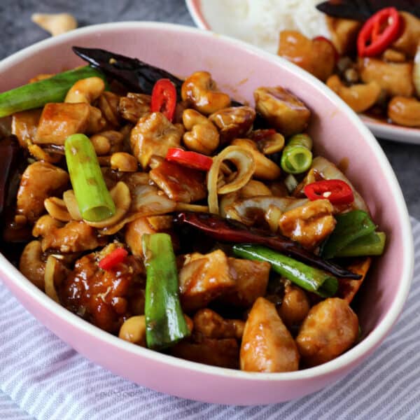 Thai Cashew Chicken - Chili to Choc