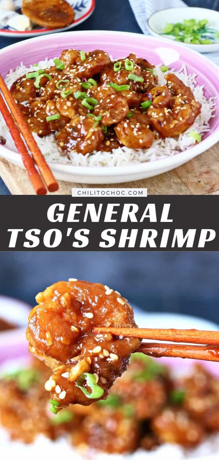 General Tso's Shrimp - Chili to Choc