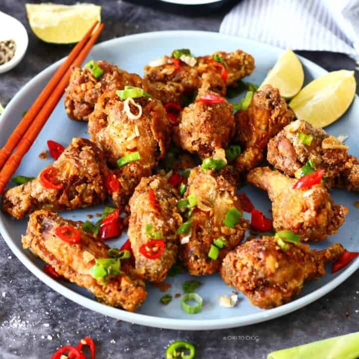 Chinese Salt And Pepper Chicken Wings - Chili to Choc