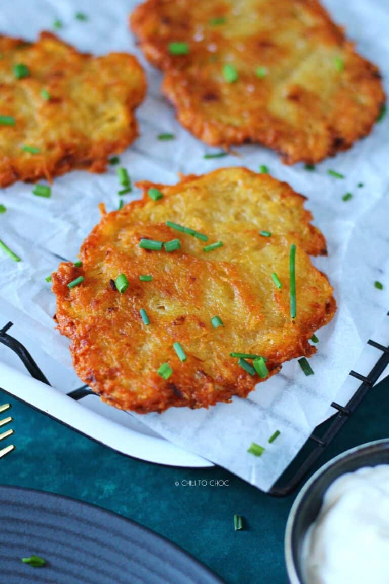 German Potato Pancakes (kartoffelpuffer) - Chili To Choc