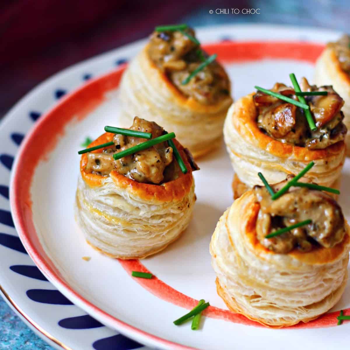 Chicken & Mushroom Vol Au Vent 